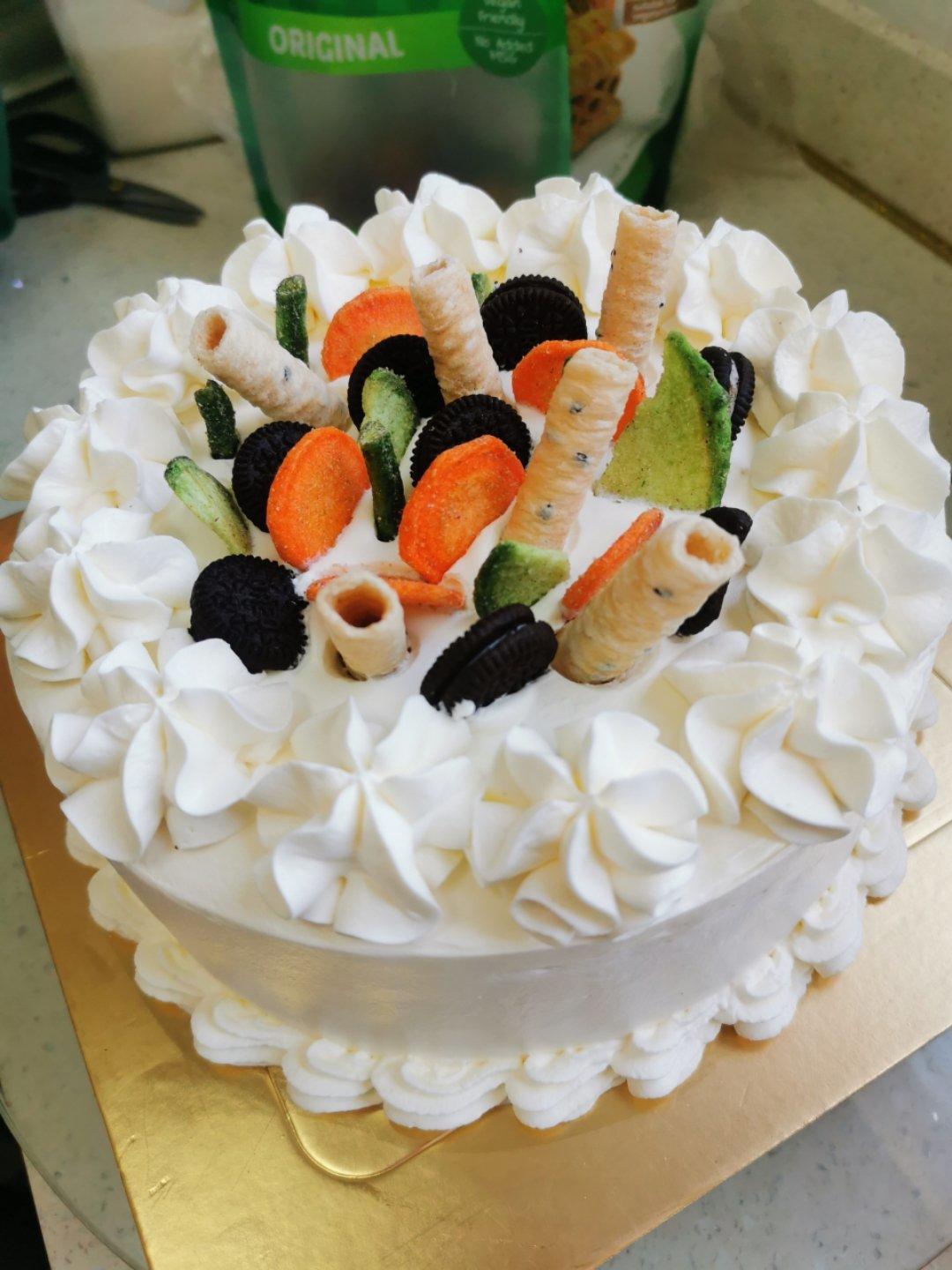 淡奶油抹面视频