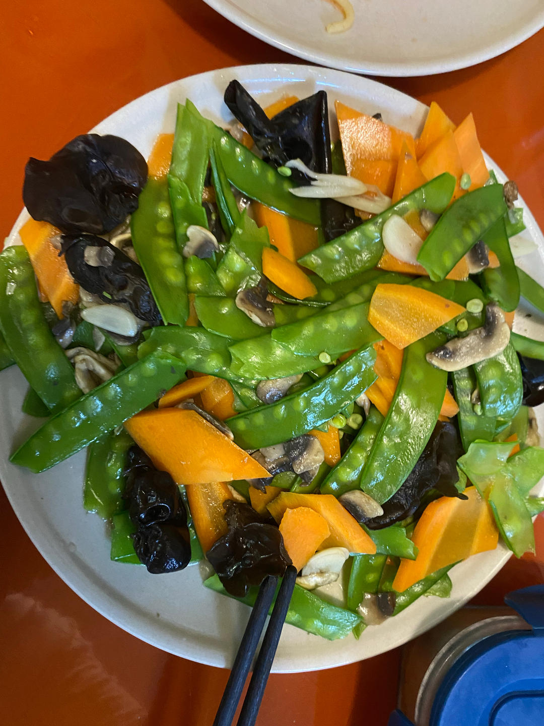 五彩荷兰豆+芒果+无糖酸奶