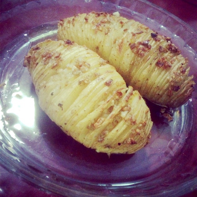 瑞典烤土豆 Hasselback baked potato