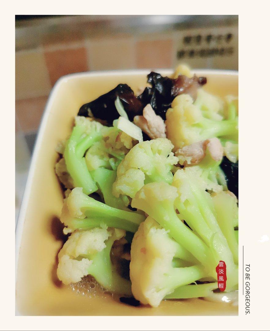 老丁的私房菜-干锅花菜