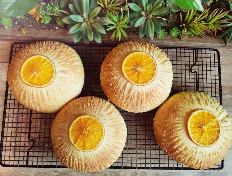 千万别多吃，日式香橙奶酥包