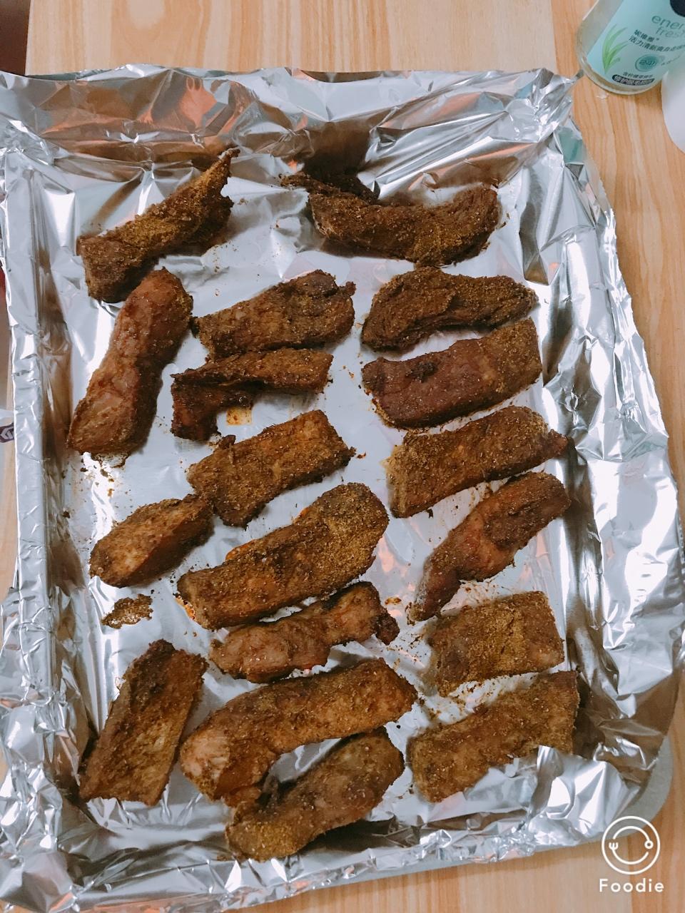 自制美味零食 - 五香猪肉条！
