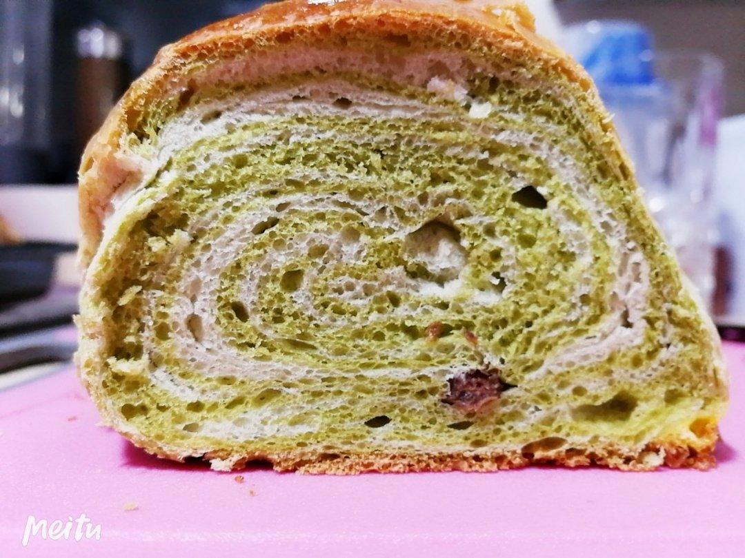 抹茶蜜豆吐司