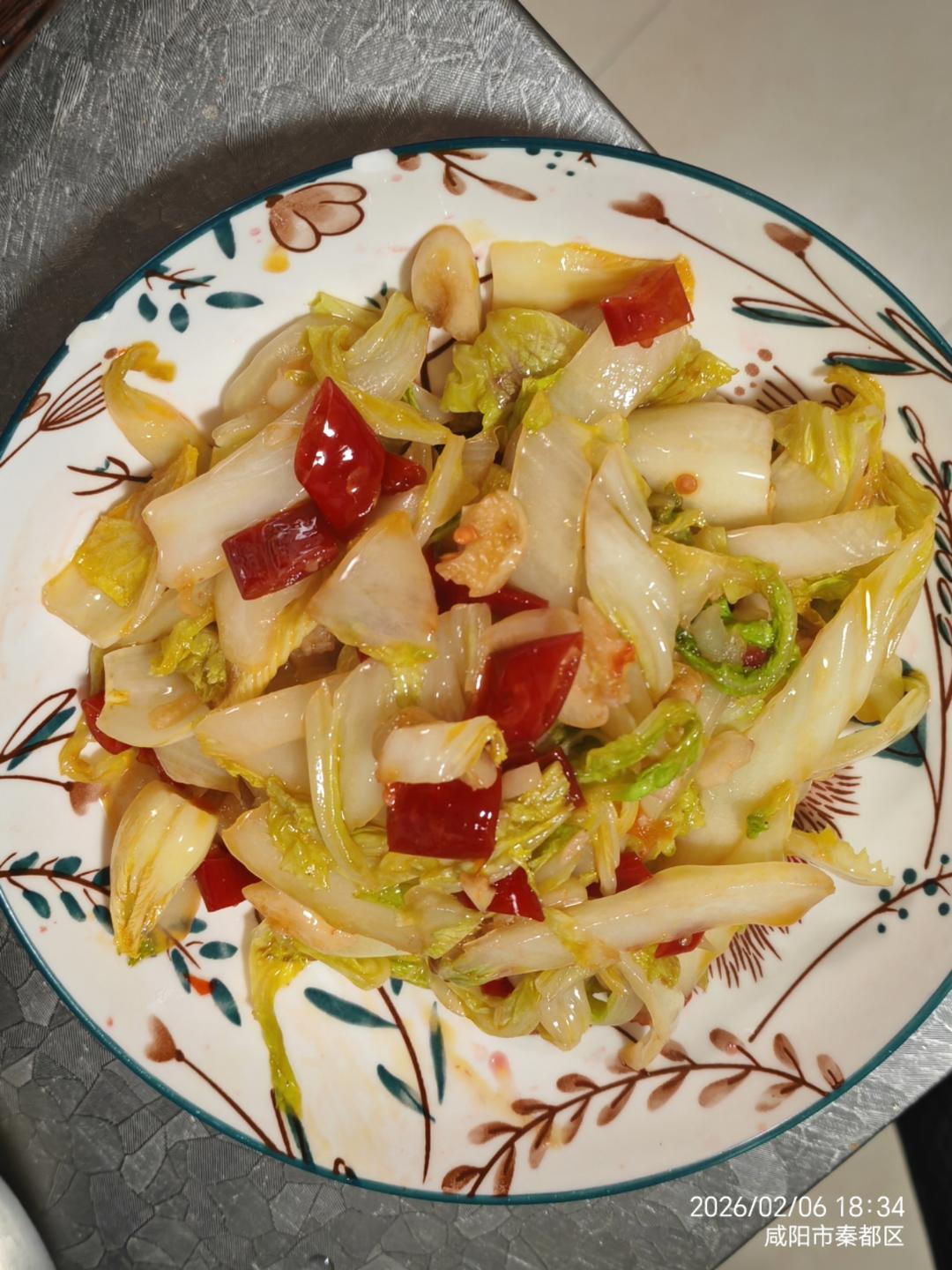 🔥酸酸辣辣。开胃爽口的醋溜白菜