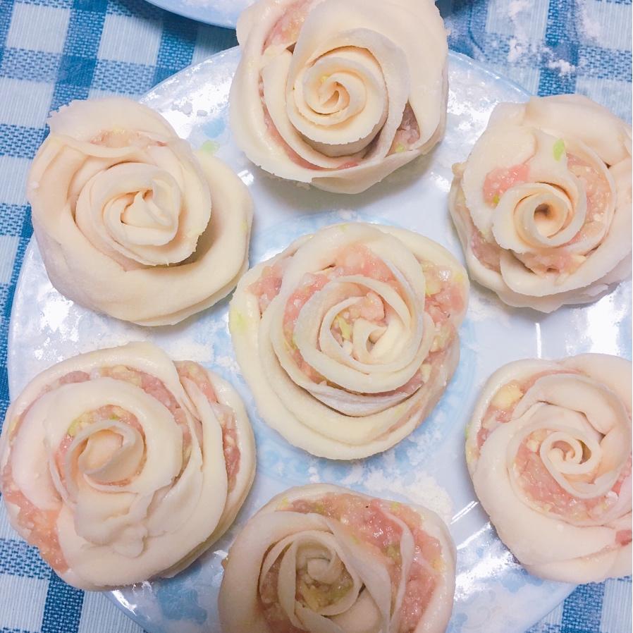玫瑰花饺子