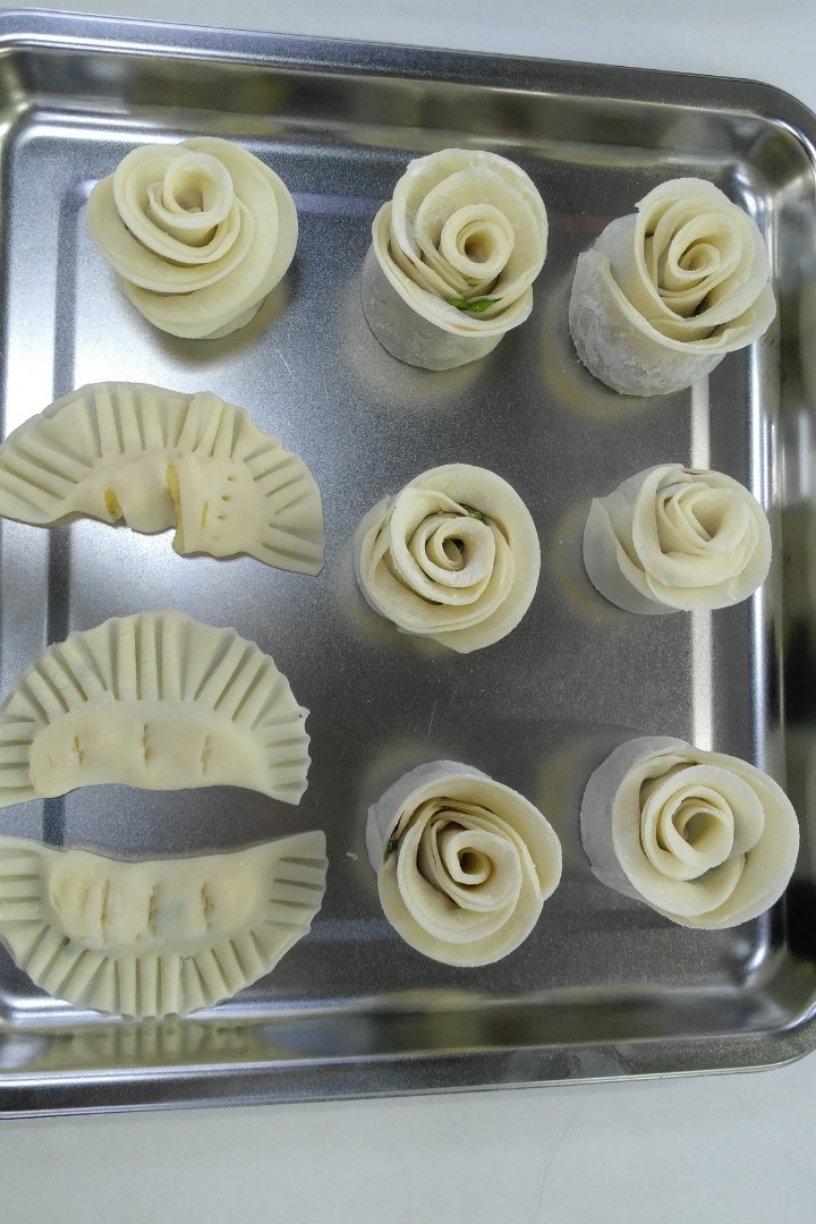 玫瑰花饺子