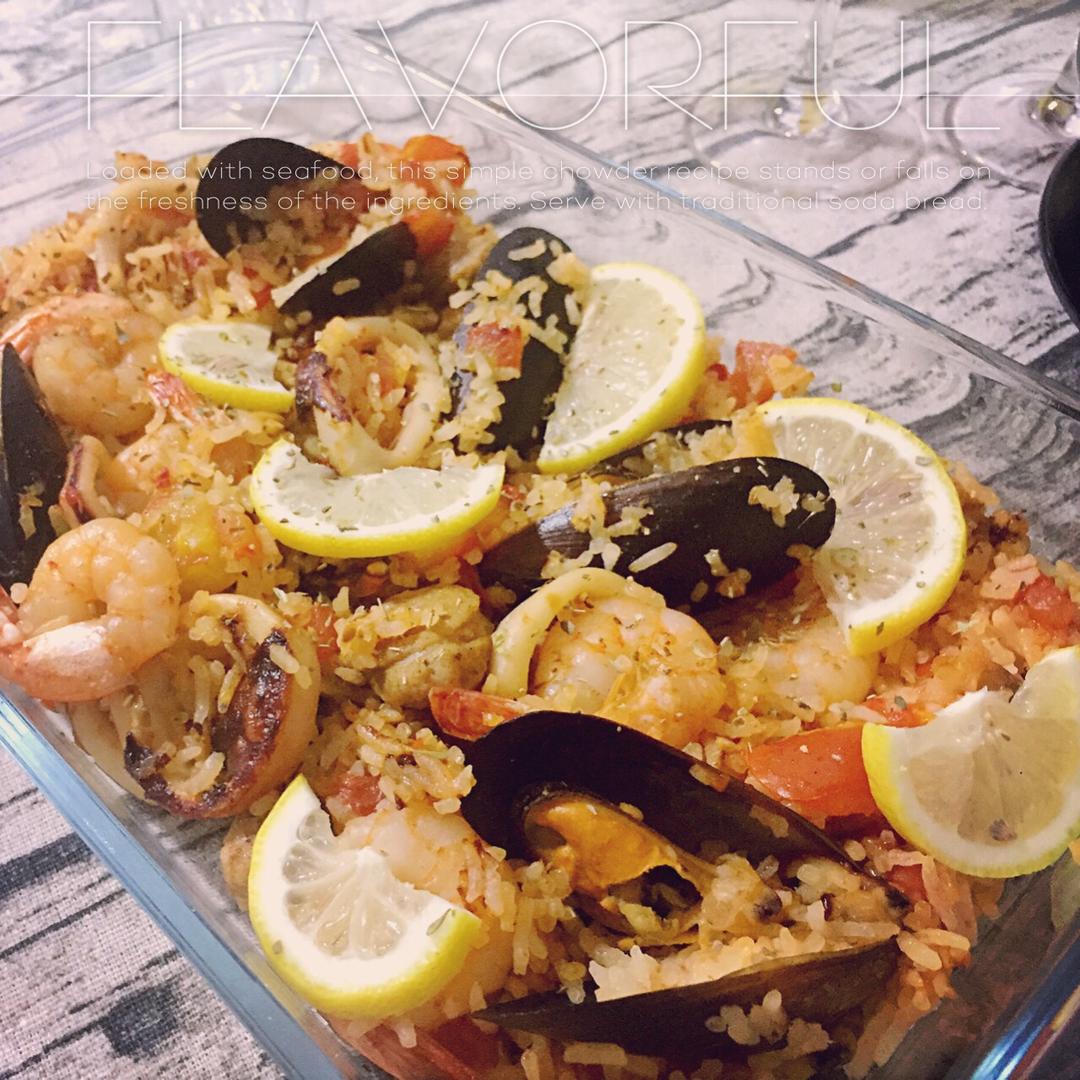 正宗paella 西班牙海鲜饭