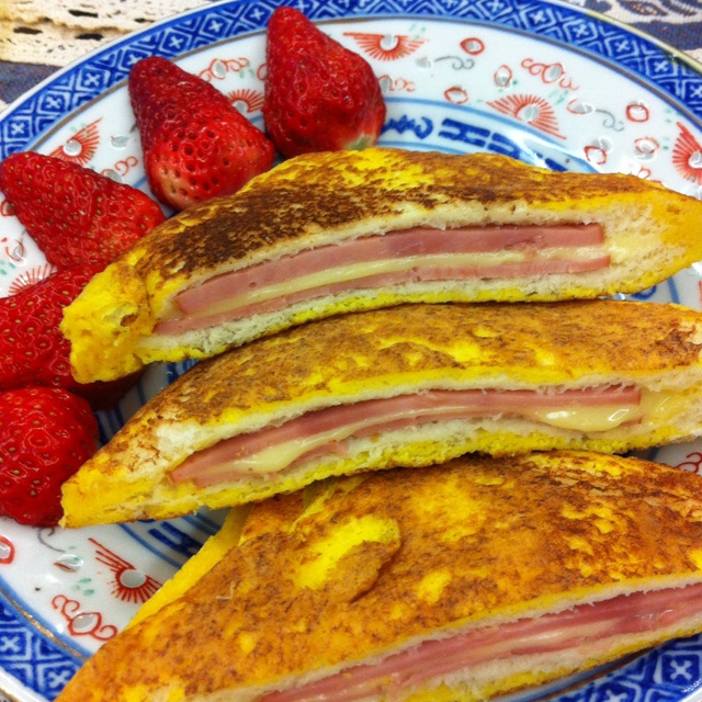 港式小食火腿西多士