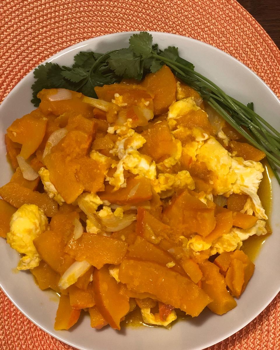 南瓜炒蛋