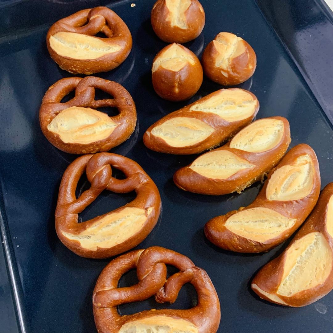 德式碱水面包｜红豆碱水面包｜0糖低卡｜超快手｜免发酵｜免手套膜｜免冷冻