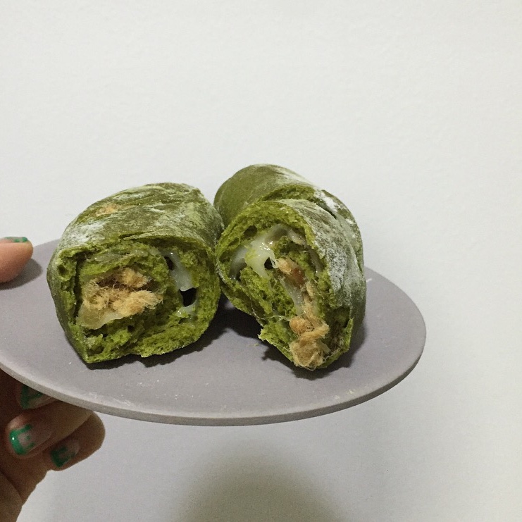 麻薯夹心抹茶软欧