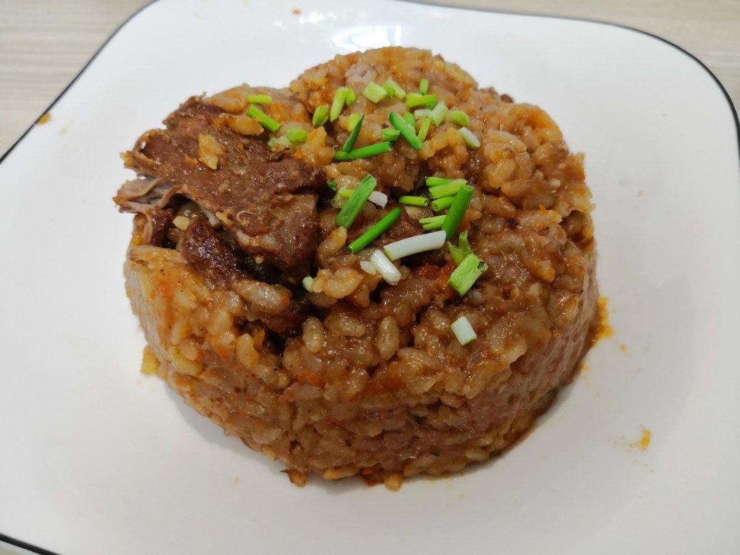 喷香排骨焖饭（爆好吃）