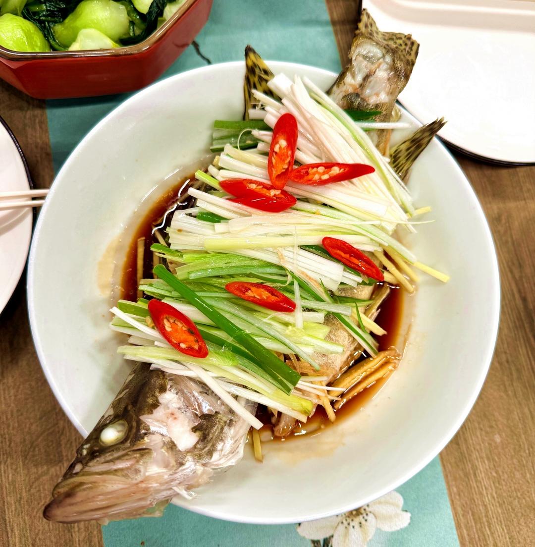 清蒸一切鱼 （鲈鱼、桂鱼、多宝鱼、笋壳鱼）