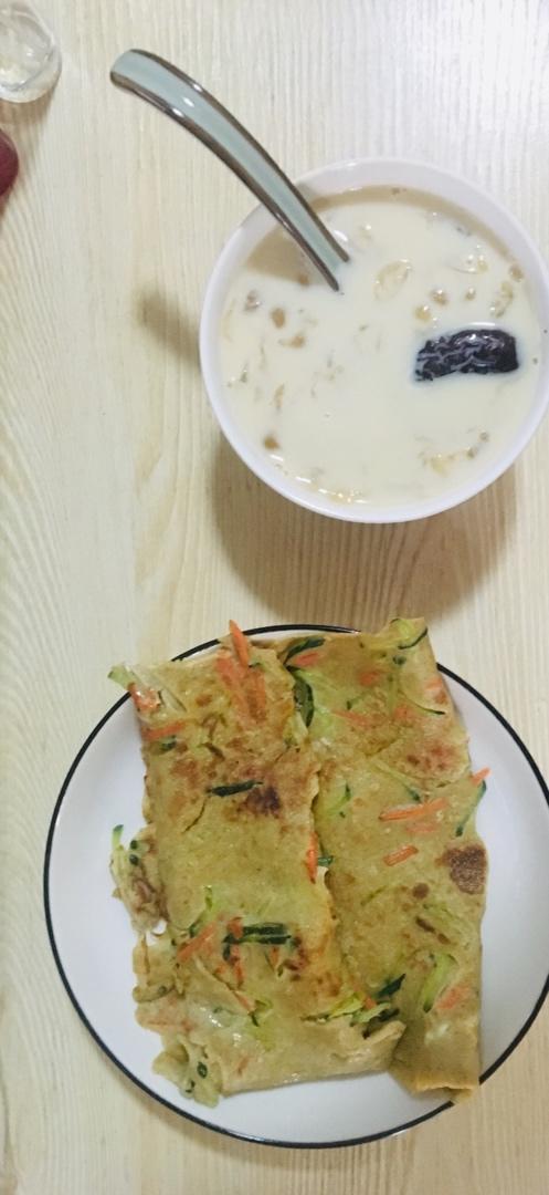 胡萝卜黄瓜早餐饼