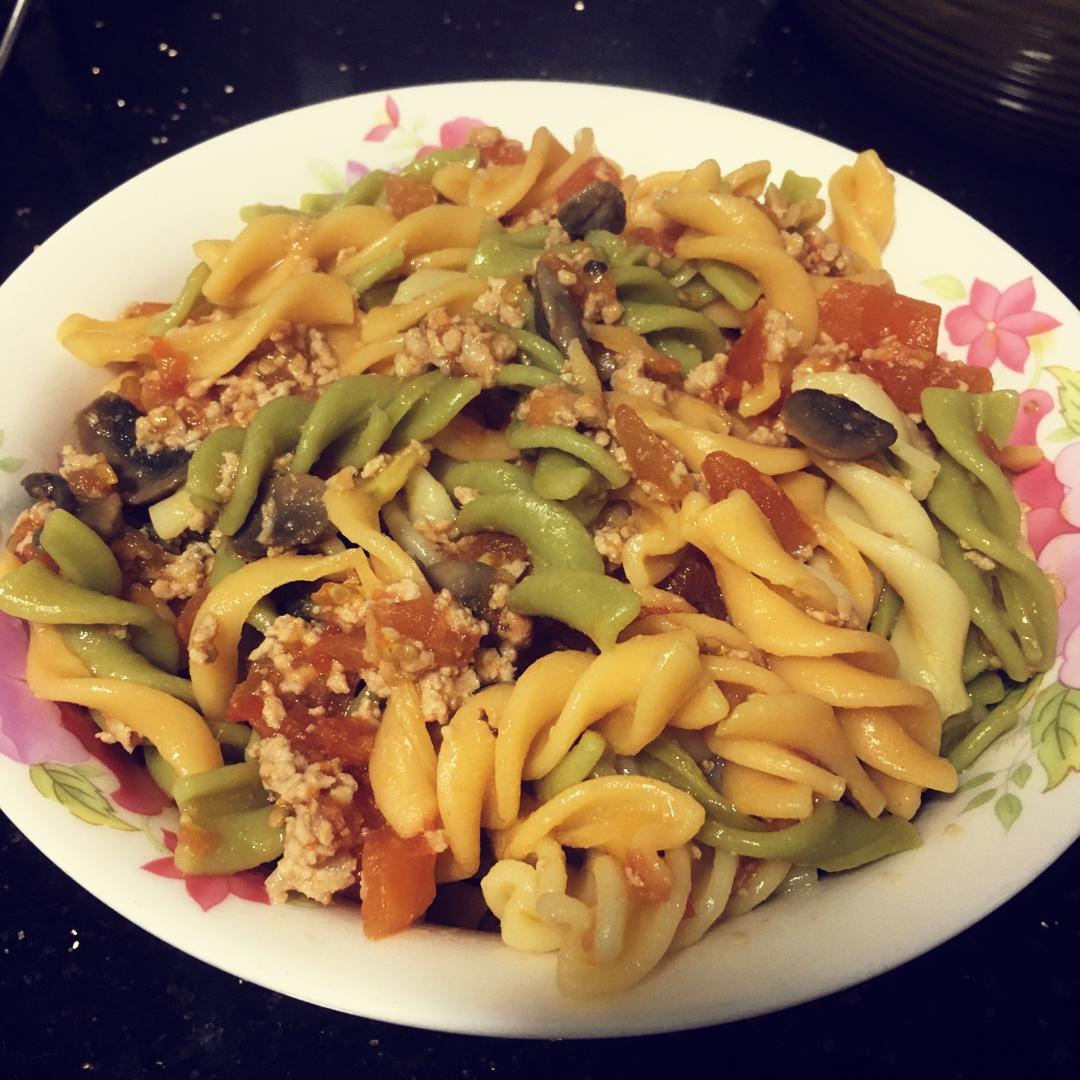 番茄肉酱意大利面-家常版