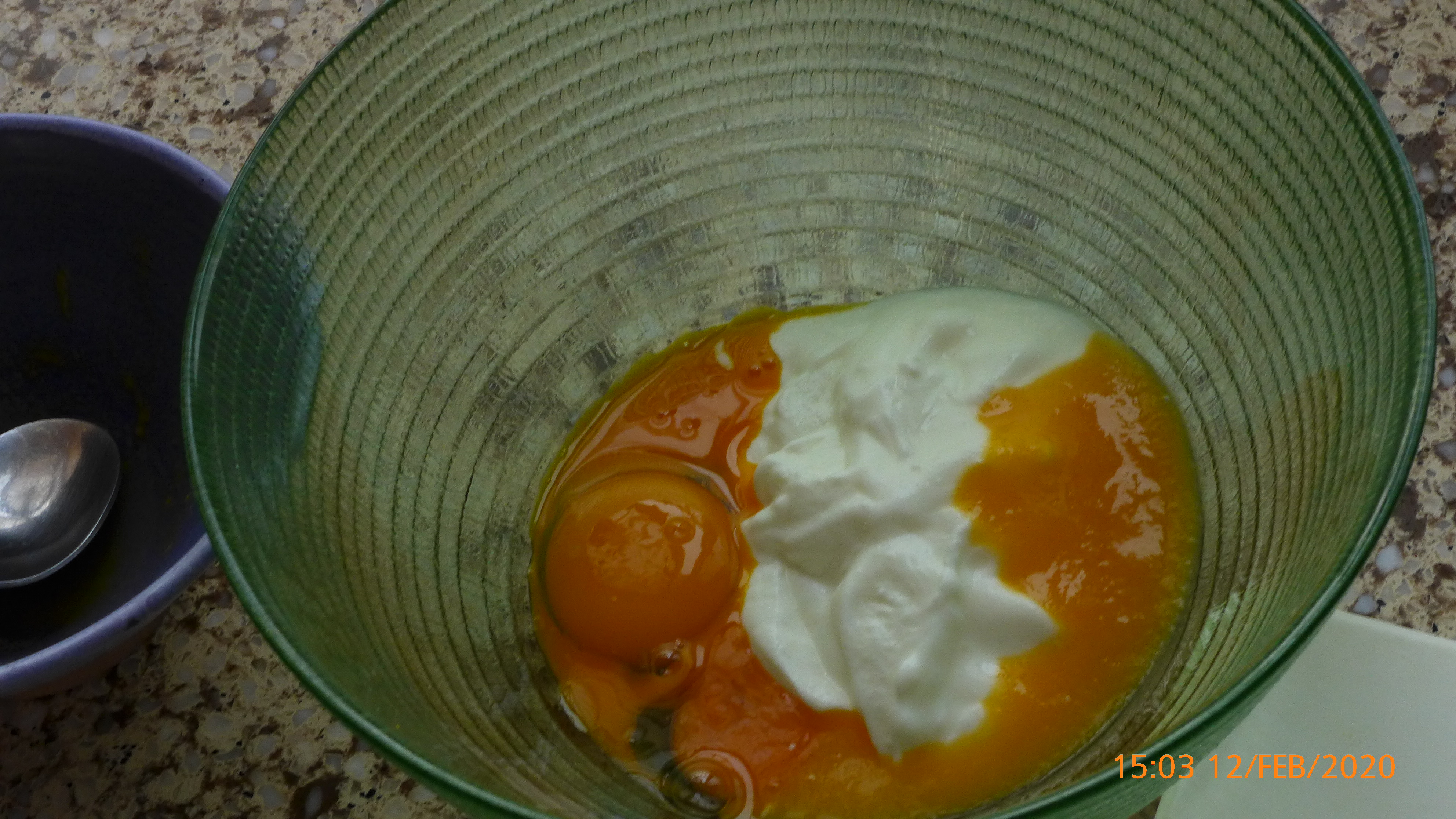 芒果酸奶蛋糕（无油低糖非水浴）的做法 步骤4