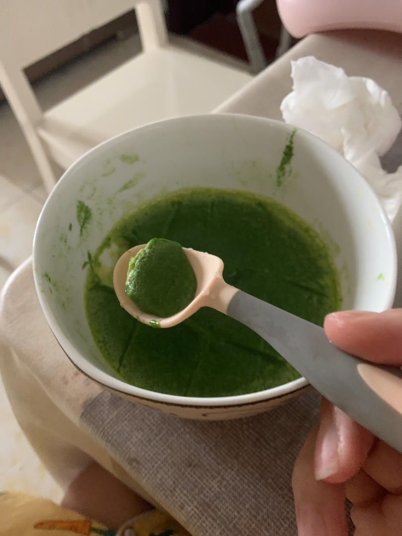 菠菜鸡蛋羹