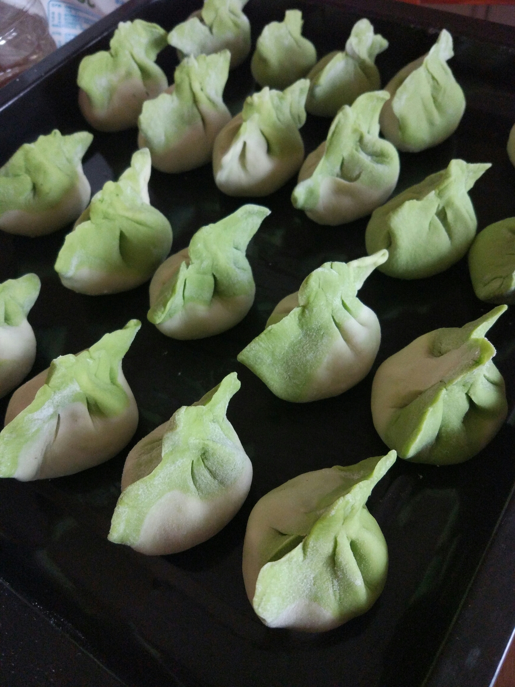 翡翠白菜饺子的做法 步骤1