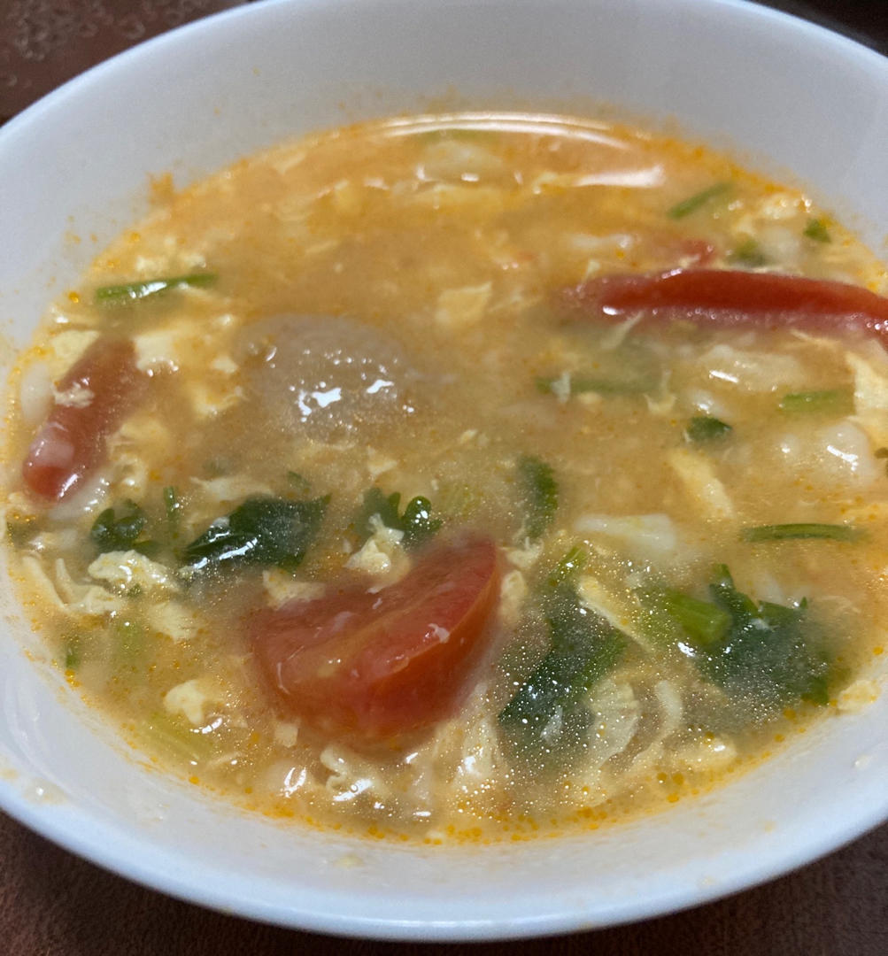 蕃茄鸡蛋面疙瘩