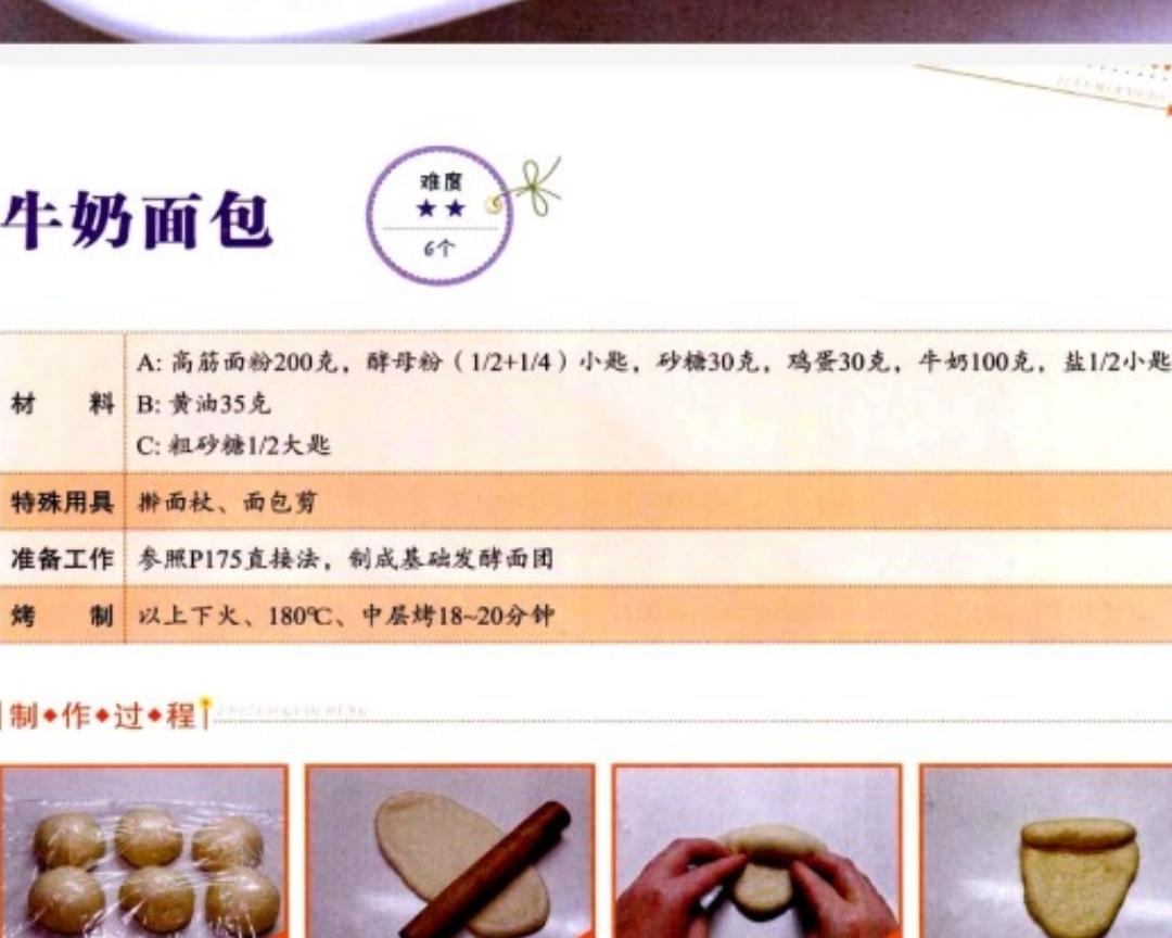 纯奶手撕吐司的做法 步骤1