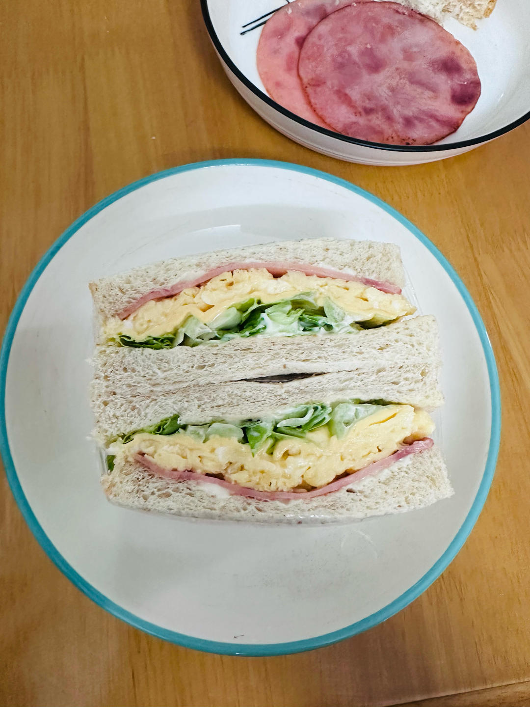 🥪鸡蛋火腿三明治