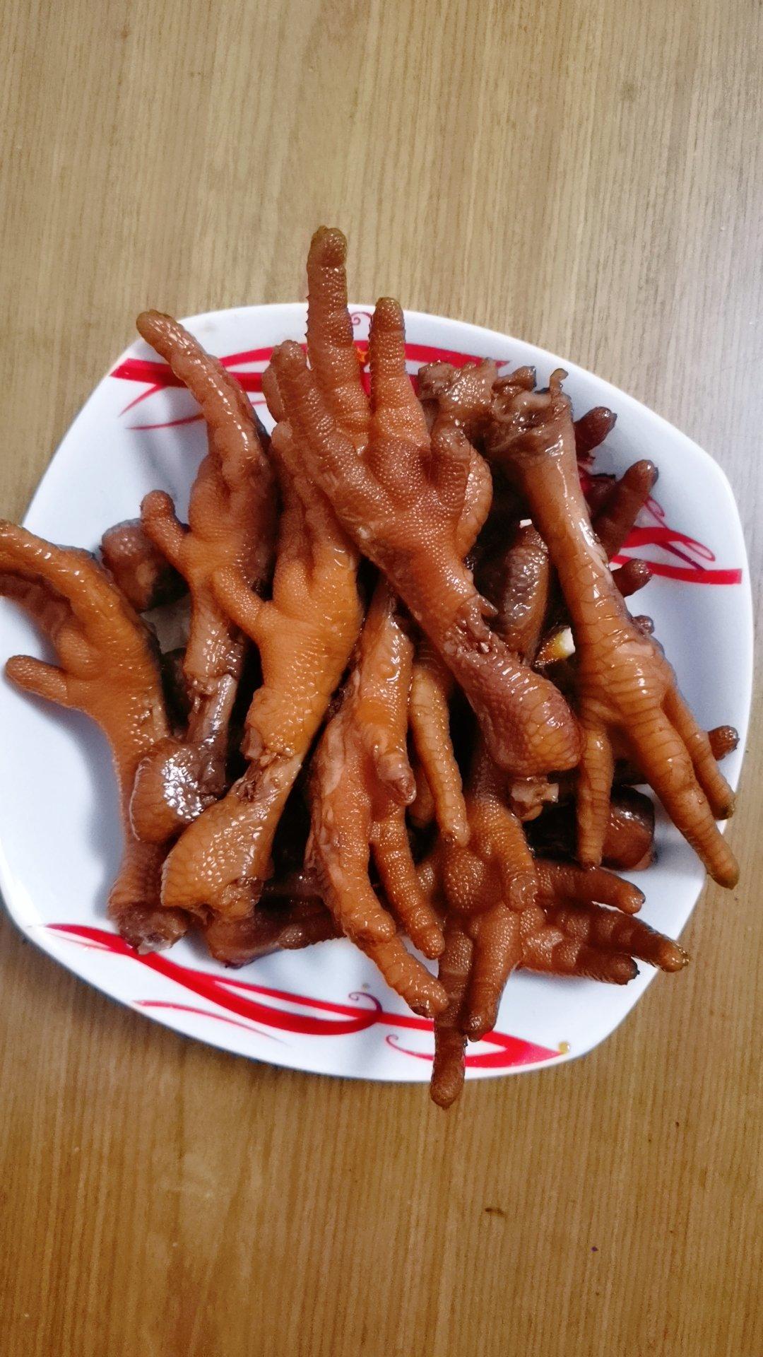 秘制红烧鸡爪