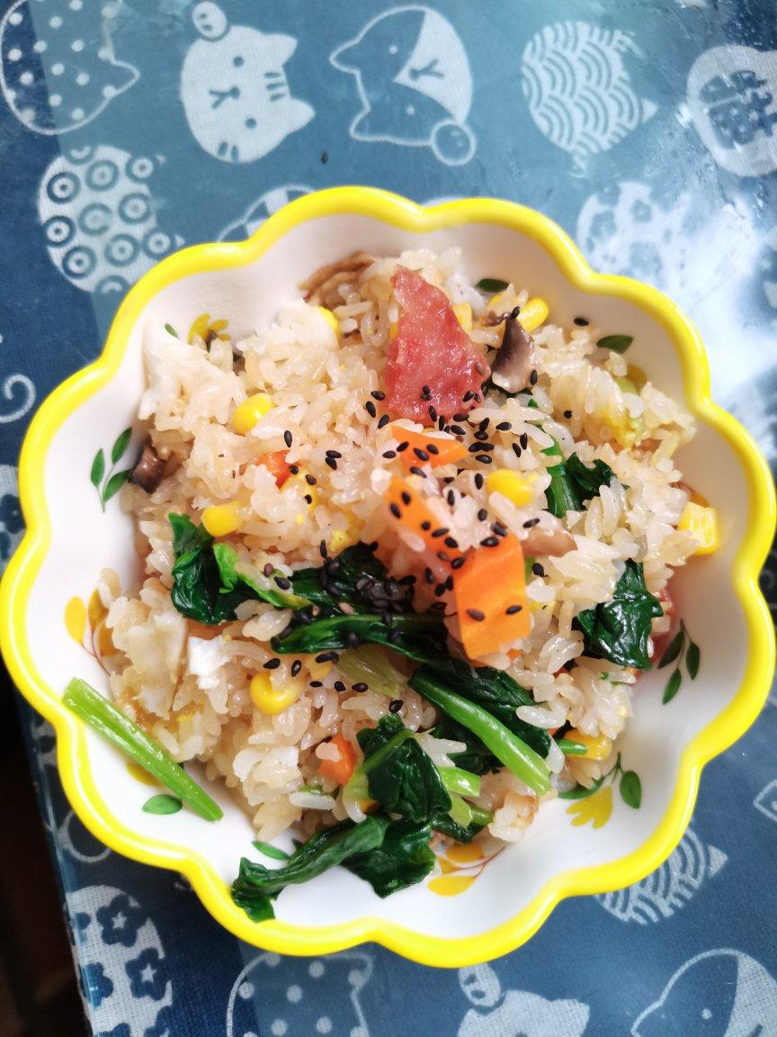 香喷喷的🍲腊肠煲仔饭（砂锅版）超简单神速
