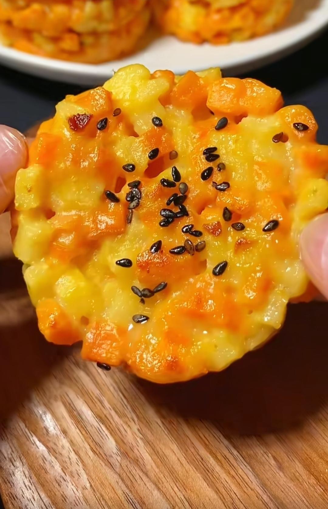 苹果红薯饼