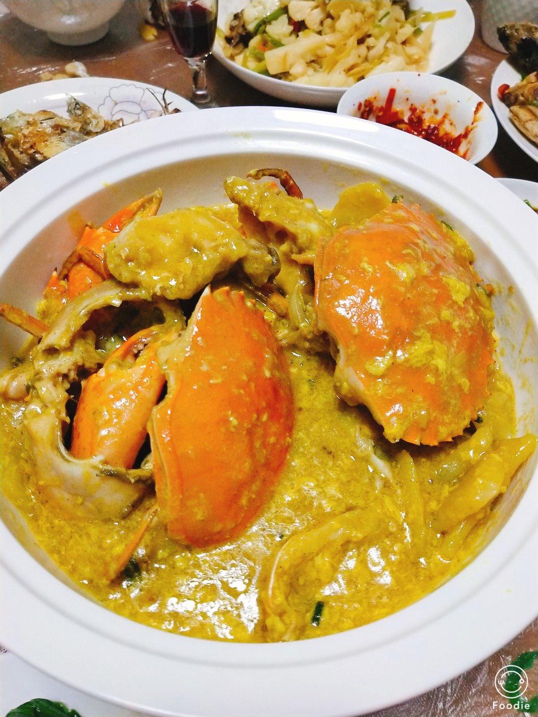泰式咖喱炒蟹