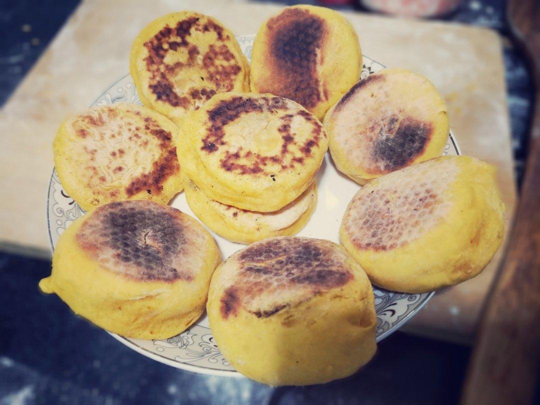 堂妈小厨——发面南瓜饼