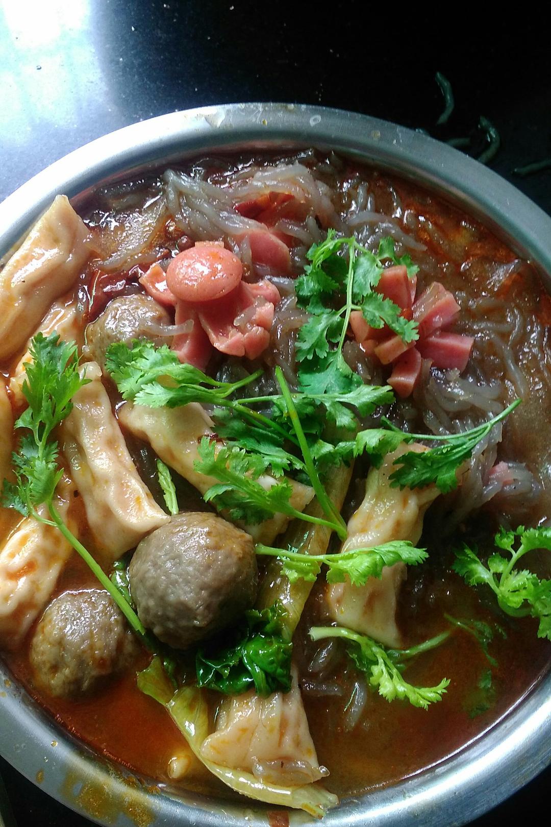 阳光微薰做的自制麻辣烫