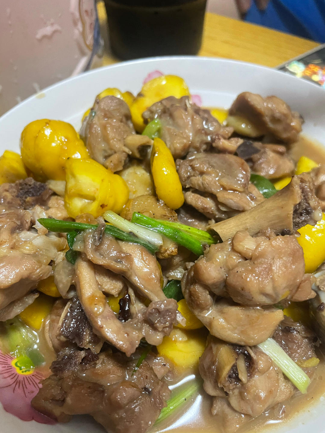 【栗子烧鸡】鸡肉都给你吃，栗子归我~