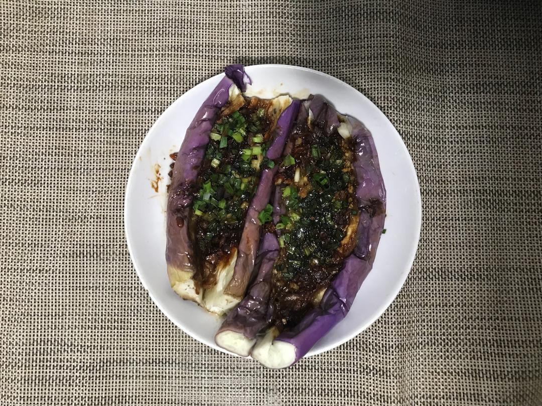 【微波炉烤茄子】