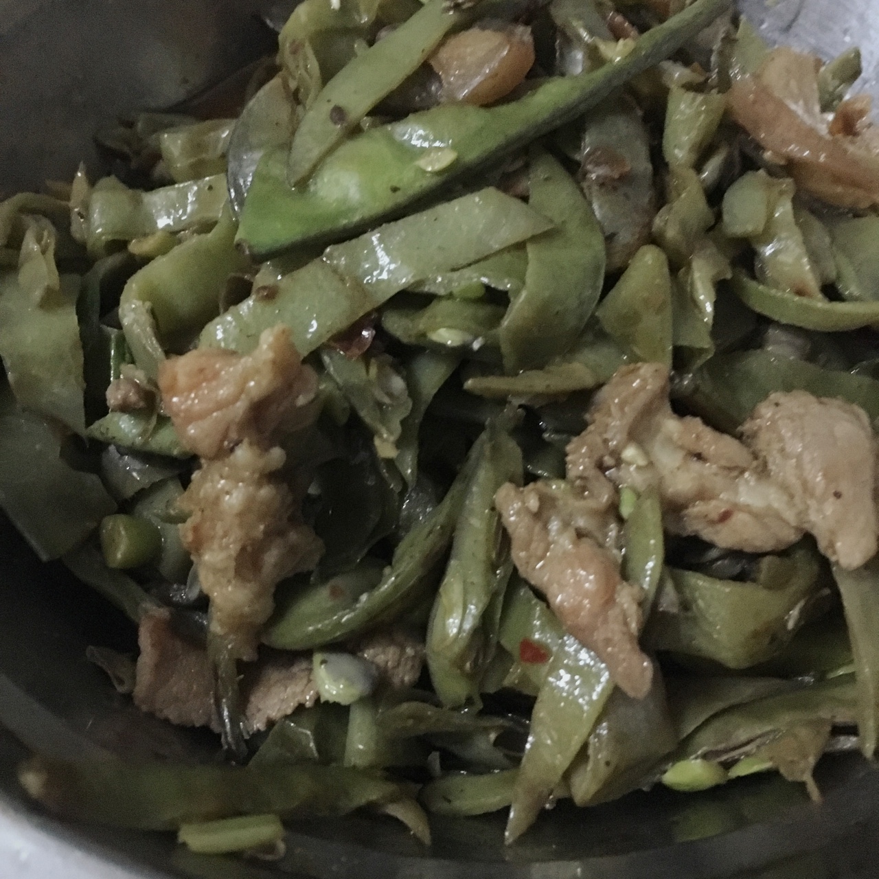 扁豆炒肉