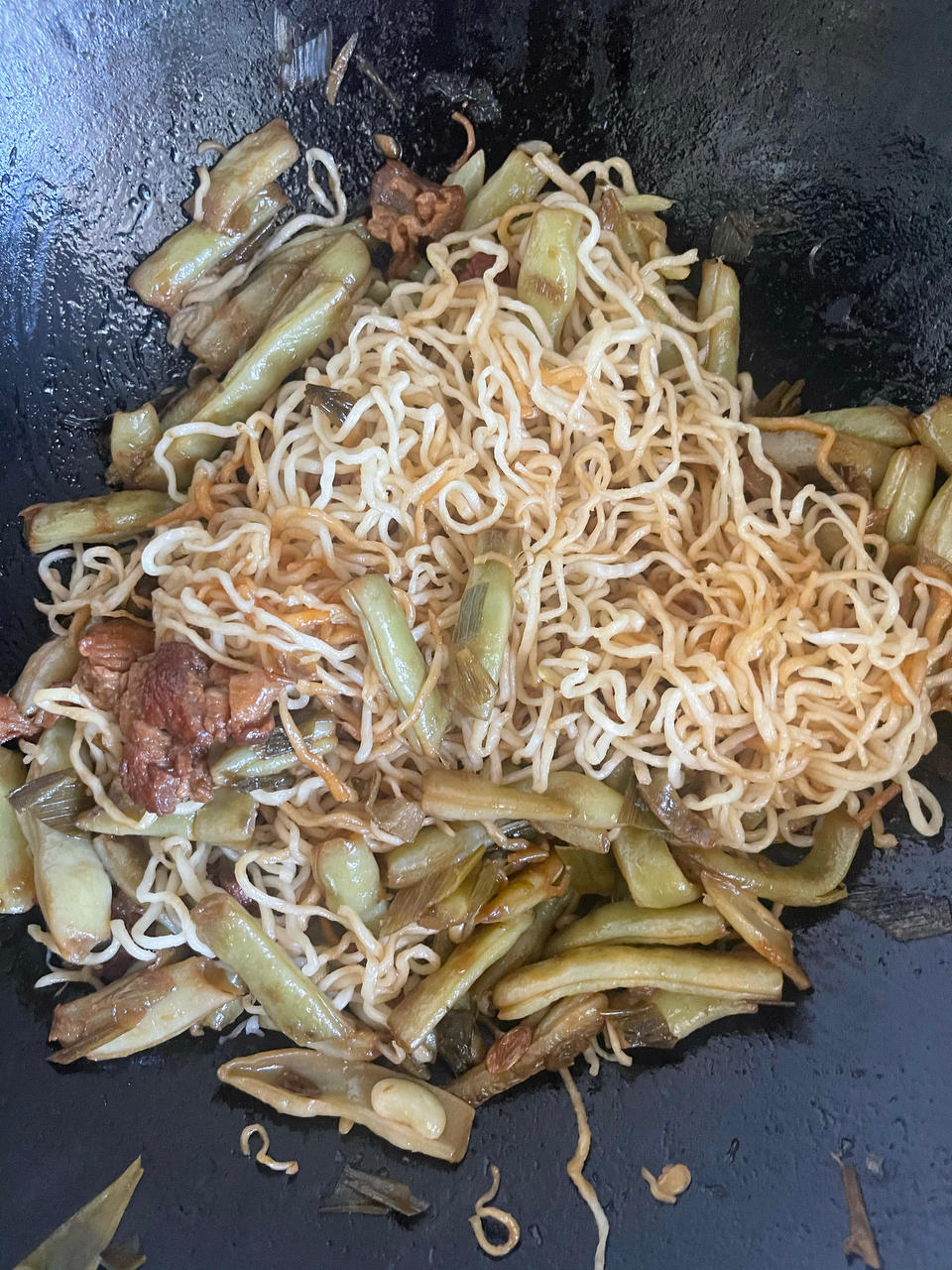 豆角焖面