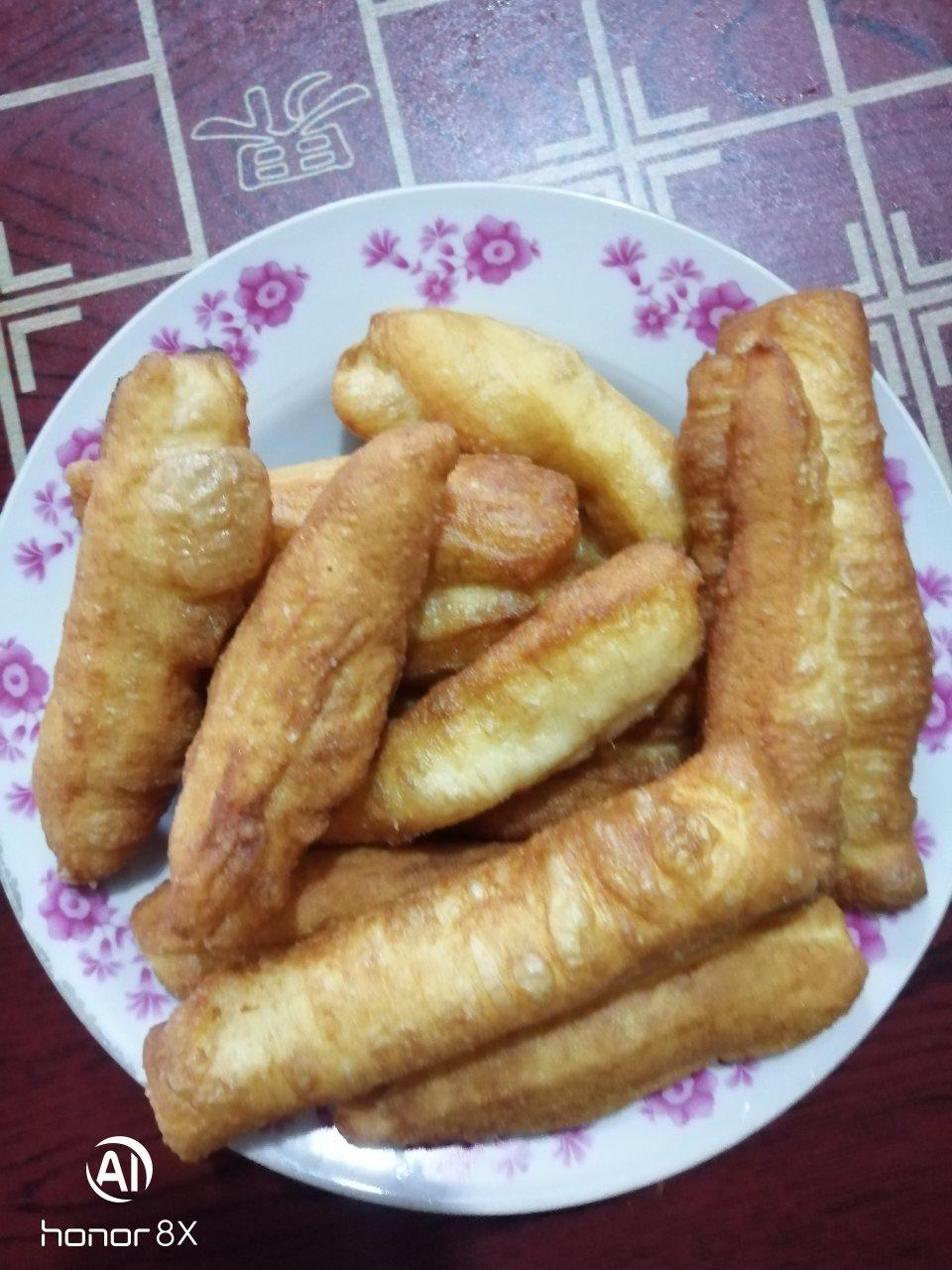 自制无泡打粉油条