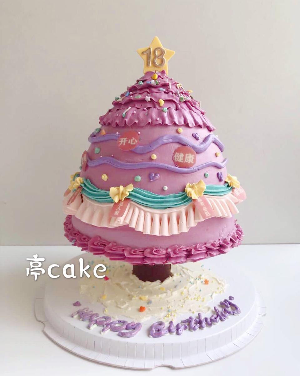 小红书上火爆的私房接单利器-复古风许愿树蛋糕教程来啦~
