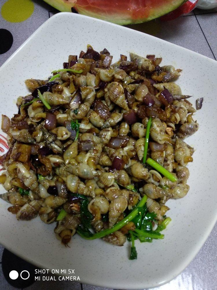 辣炒海螺丝