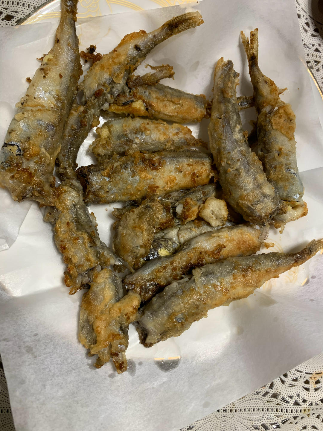 香煎多春鱼