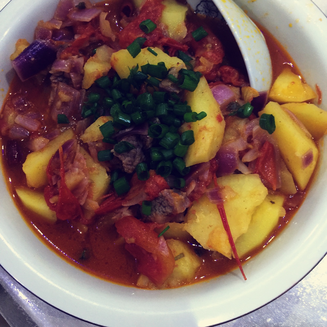 土豆炖牛肉