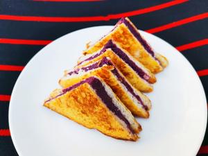 紫薯西多士的做法 步骤6