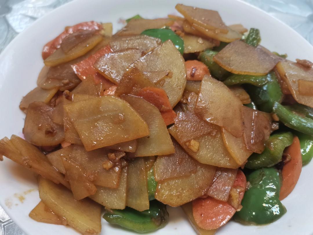 青椒火腿土豆片🌸