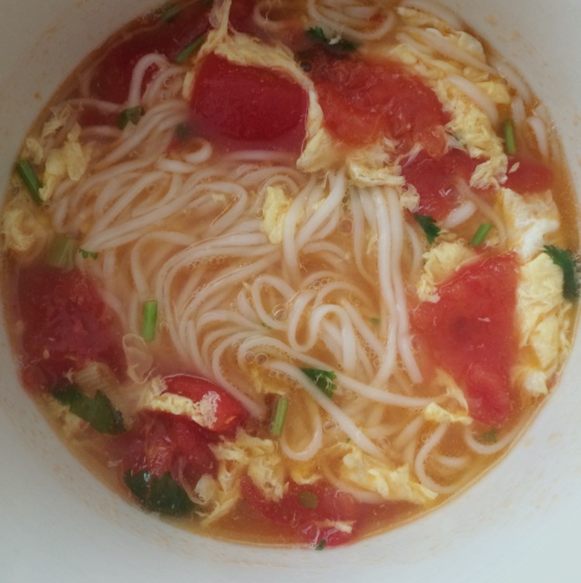 简单早饭西红柿鸡蛋挂面