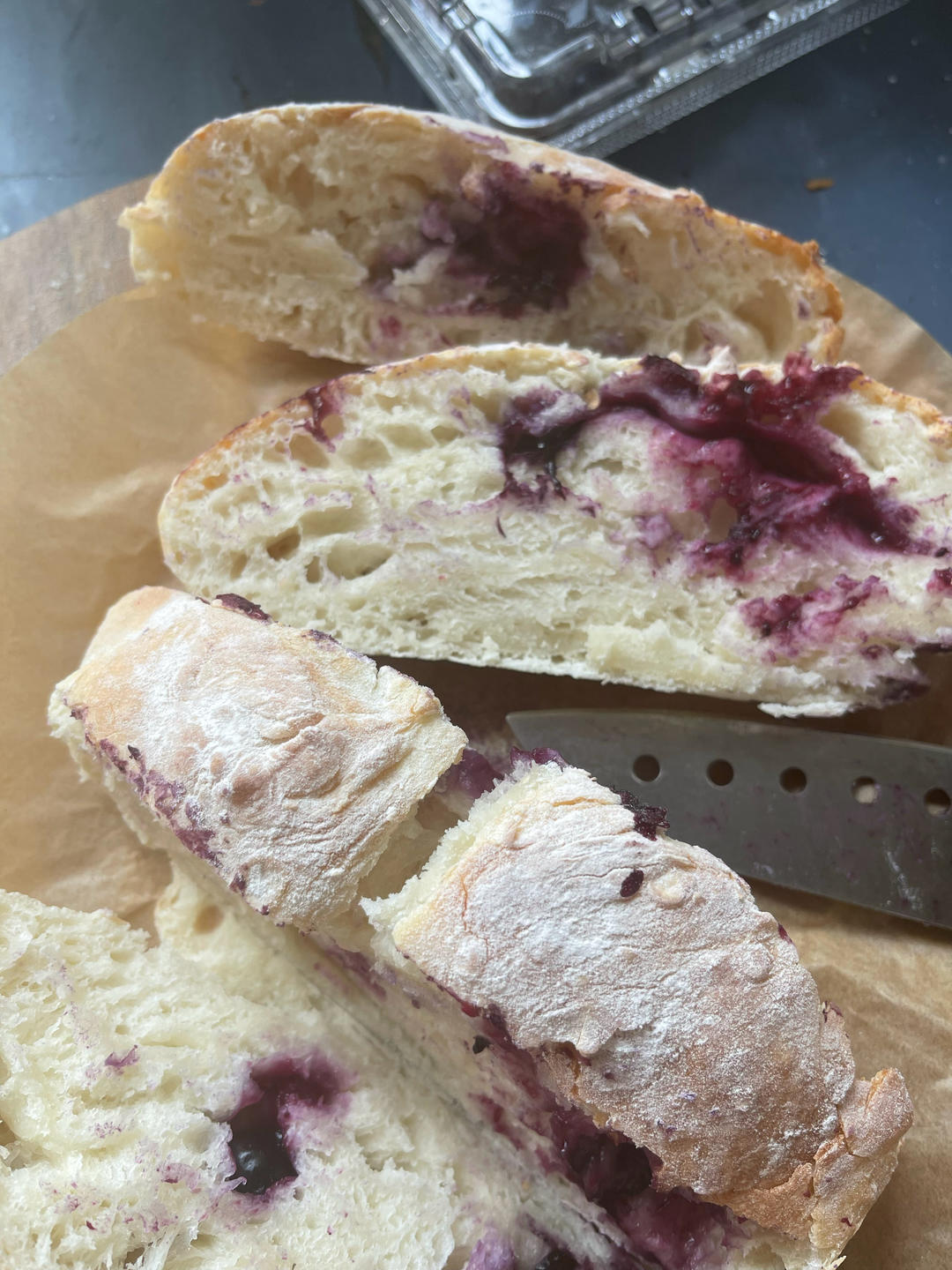 空气炸锅无糖无油欧包，这气孔比烤箱还优秀B104