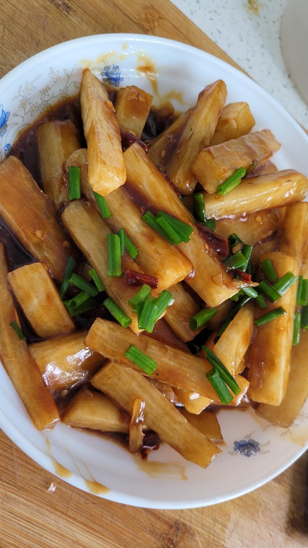 零失误的湘菜～酱汁淮山(山药)