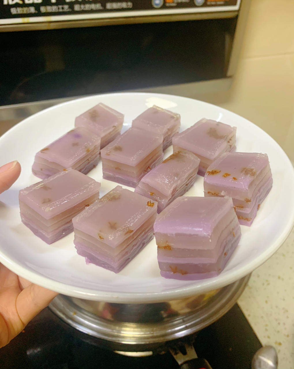 桂花千层马蹄糕