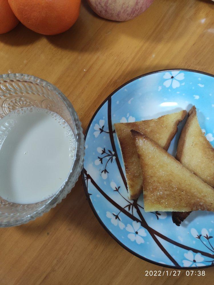 奶香蜂蜜烤吐司片