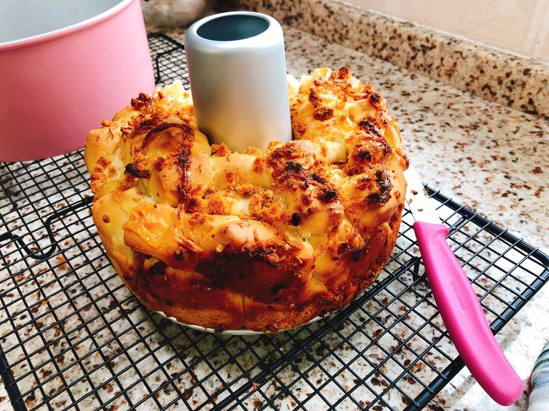 肉松手撕面包—超软会爆浆的面包哟