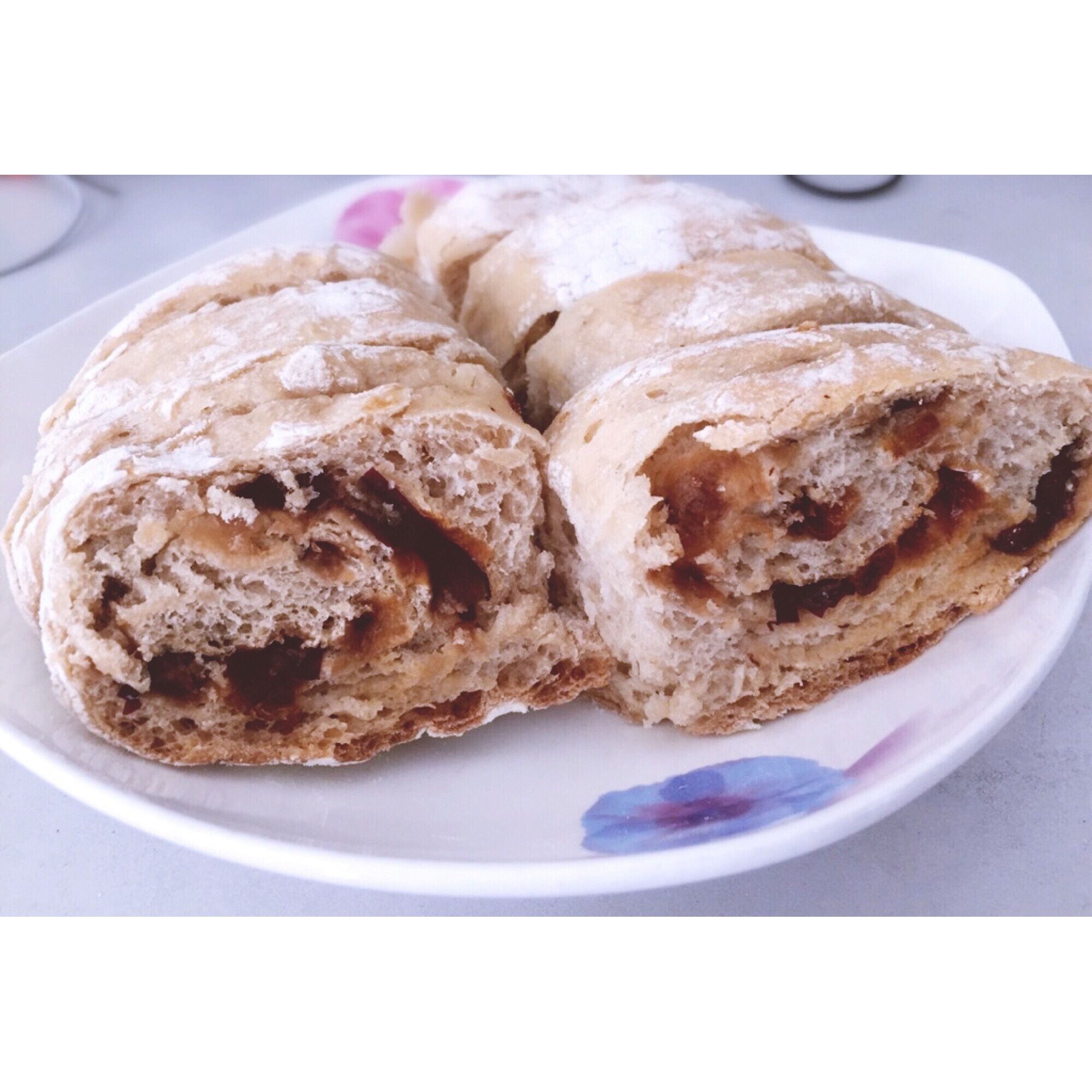 黑糖姜汁红枣桂圆养生面包（电饭锅版）