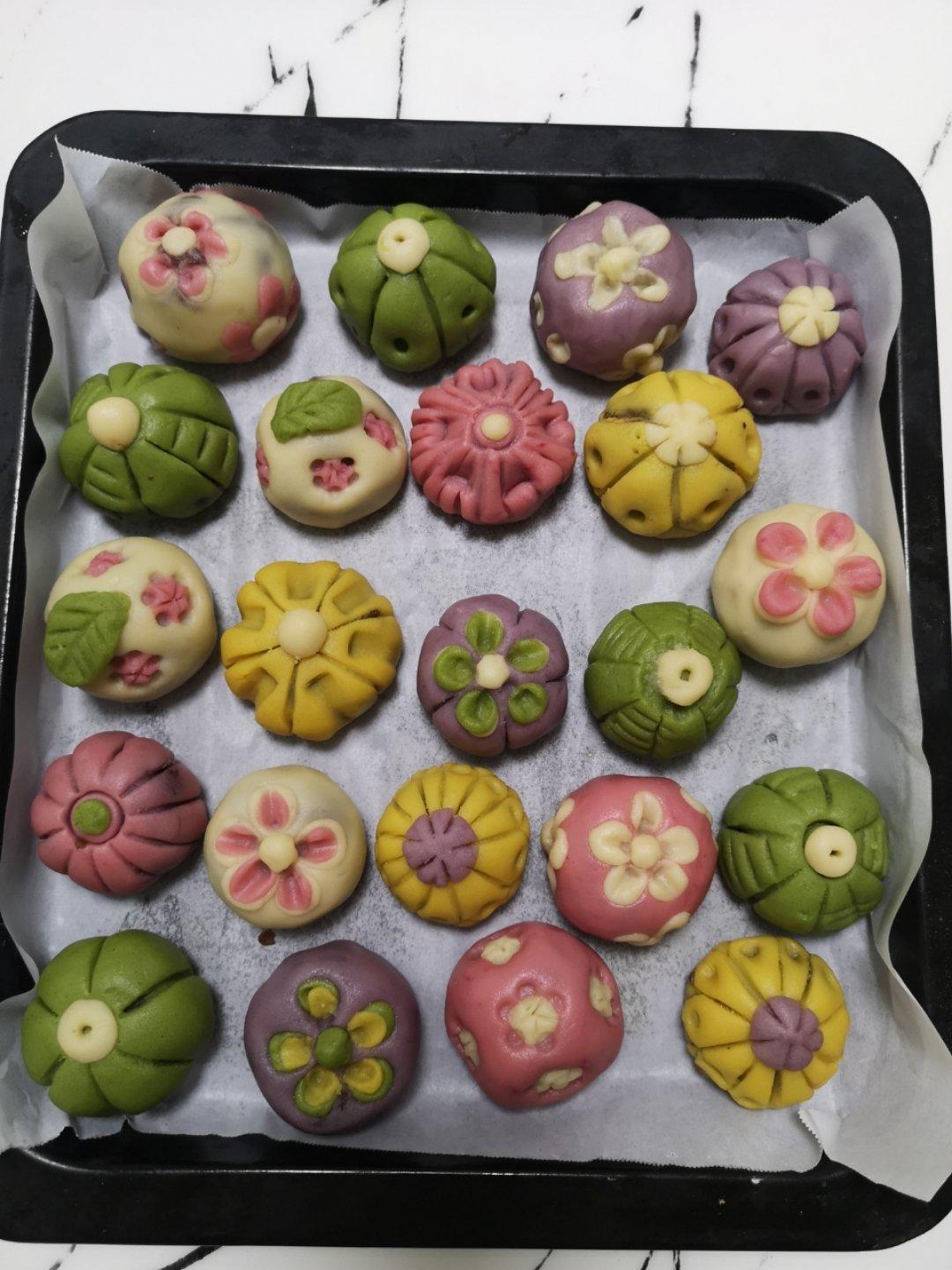 详细步骤手工桃山皮月饼